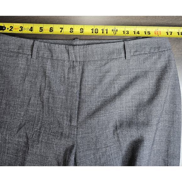Antonio Melani Women's Gray Size 12 Dress Pants Wide Leg Polyester Blend - Picture 6 of 9